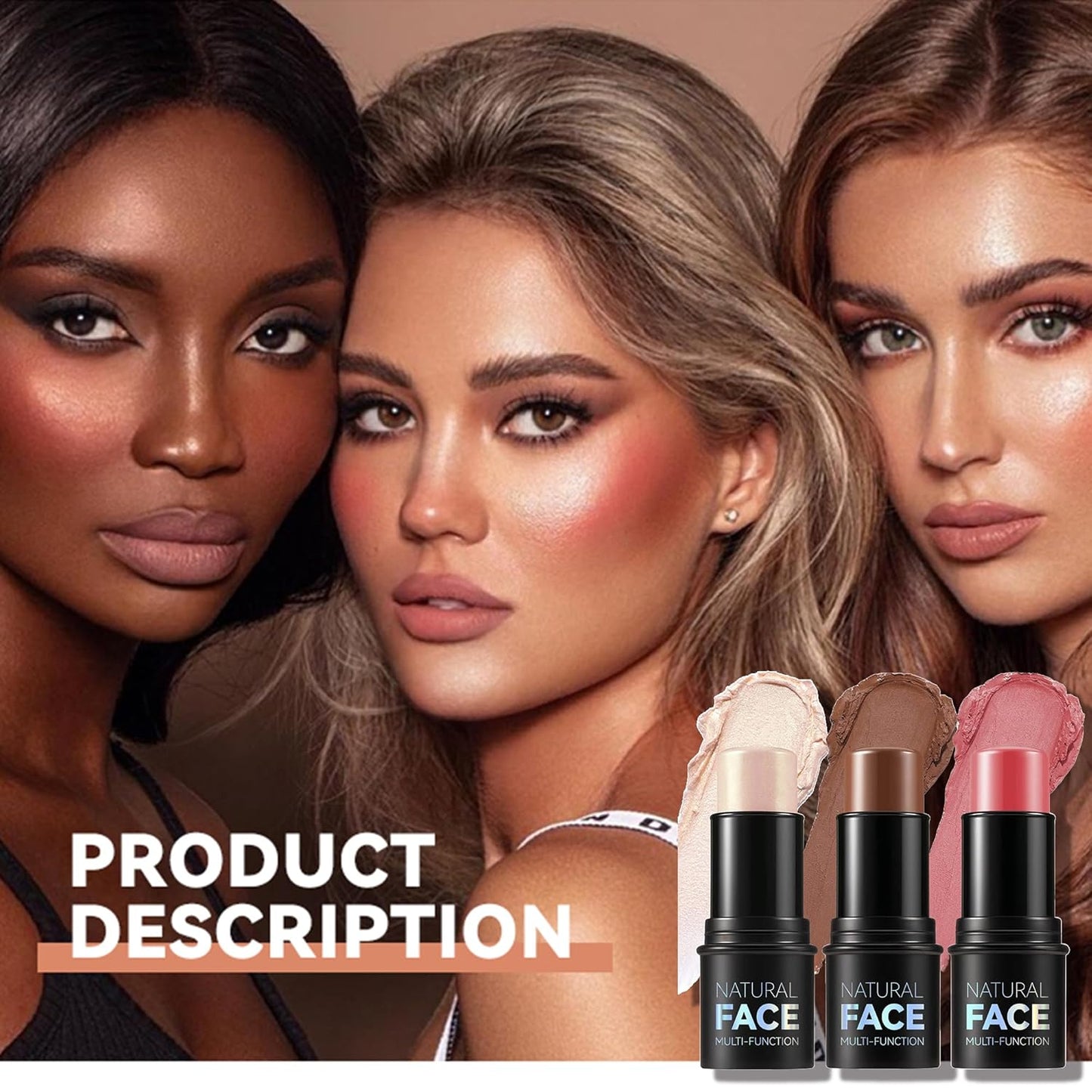 Highlighter Contour Stick, Milk Makeup Contour, Blush Sticks, Highlight Contour Palette, Glint Highlighter, Make Up Highlighter, Best Contouring Stick, Highlighter Makeup Stick, 06#ESPRESSO