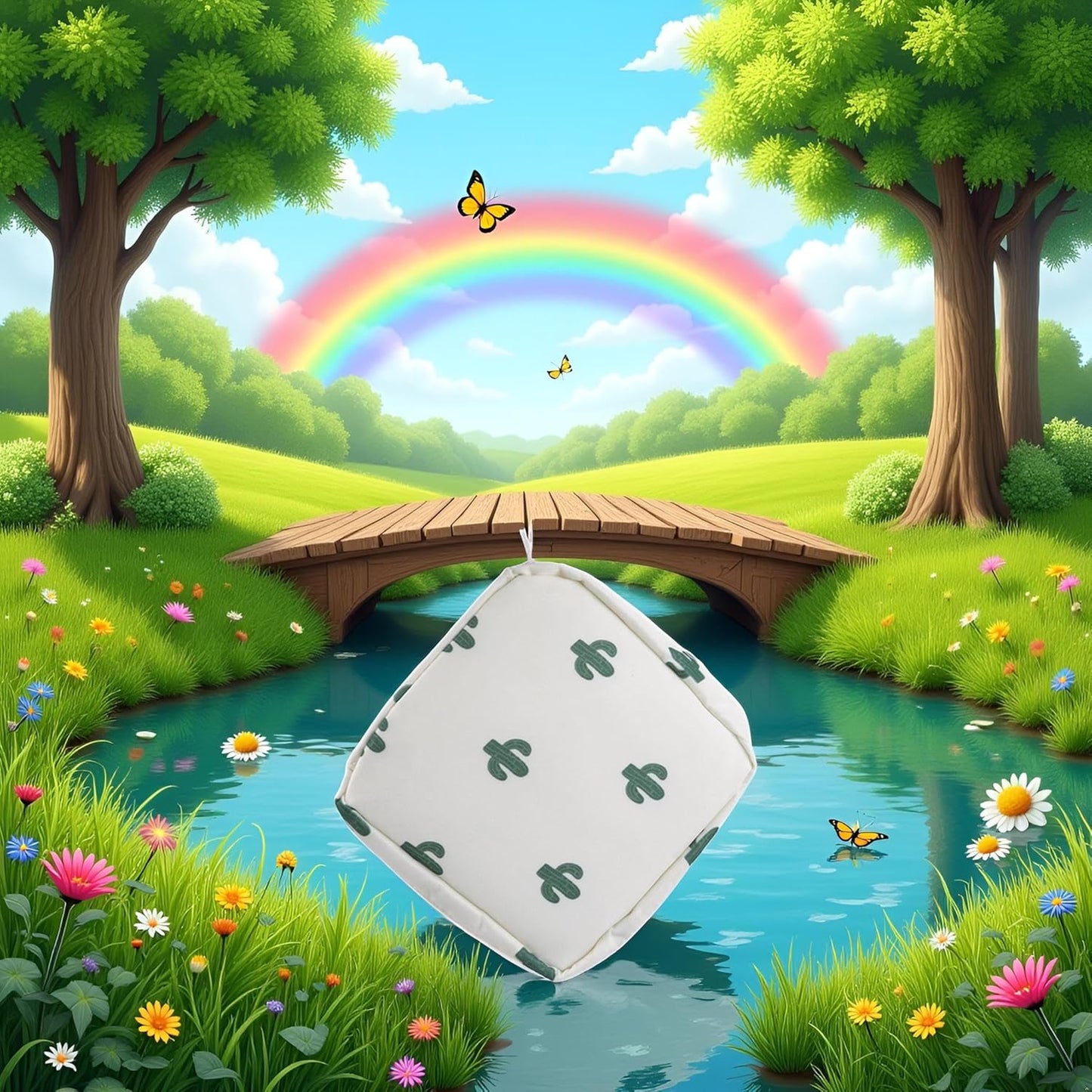 1Pc Green Cactus Sanitary Napkin Storage Bag with Colorful Print Design Portable Zipper Menstrual Pad Bag for Women Ladies Sanitary Napkins