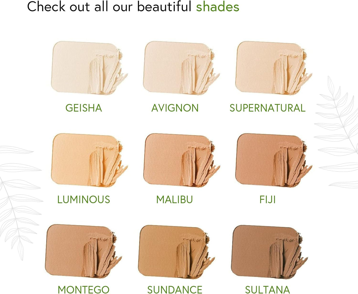 Honeybee Gardens Pressed Mineral Powder Foundation Refill, Sultana, Deep Mocha Shade, Adjustable Coverage, Natural Finish, With Botanical Extracts And Vitamin E, 7.5g