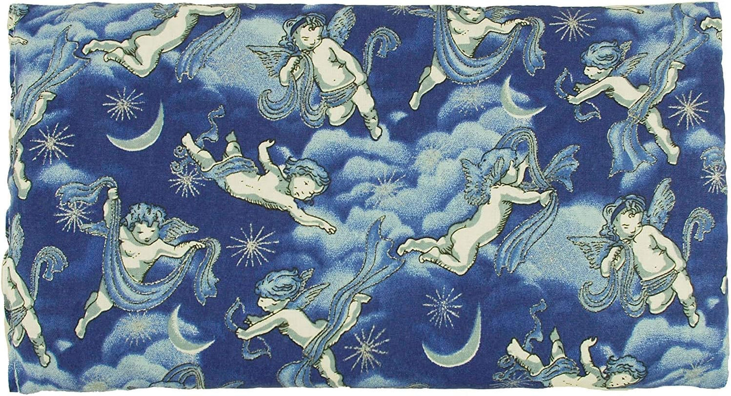 Nature's Approach Basic Herb Pack Rice Heating Pad Microwavable Reusable Heat Pack with Herbal Aromatherapy Fill, Freezer and Microwave Safe for Hot and Cold Therapy, Angel