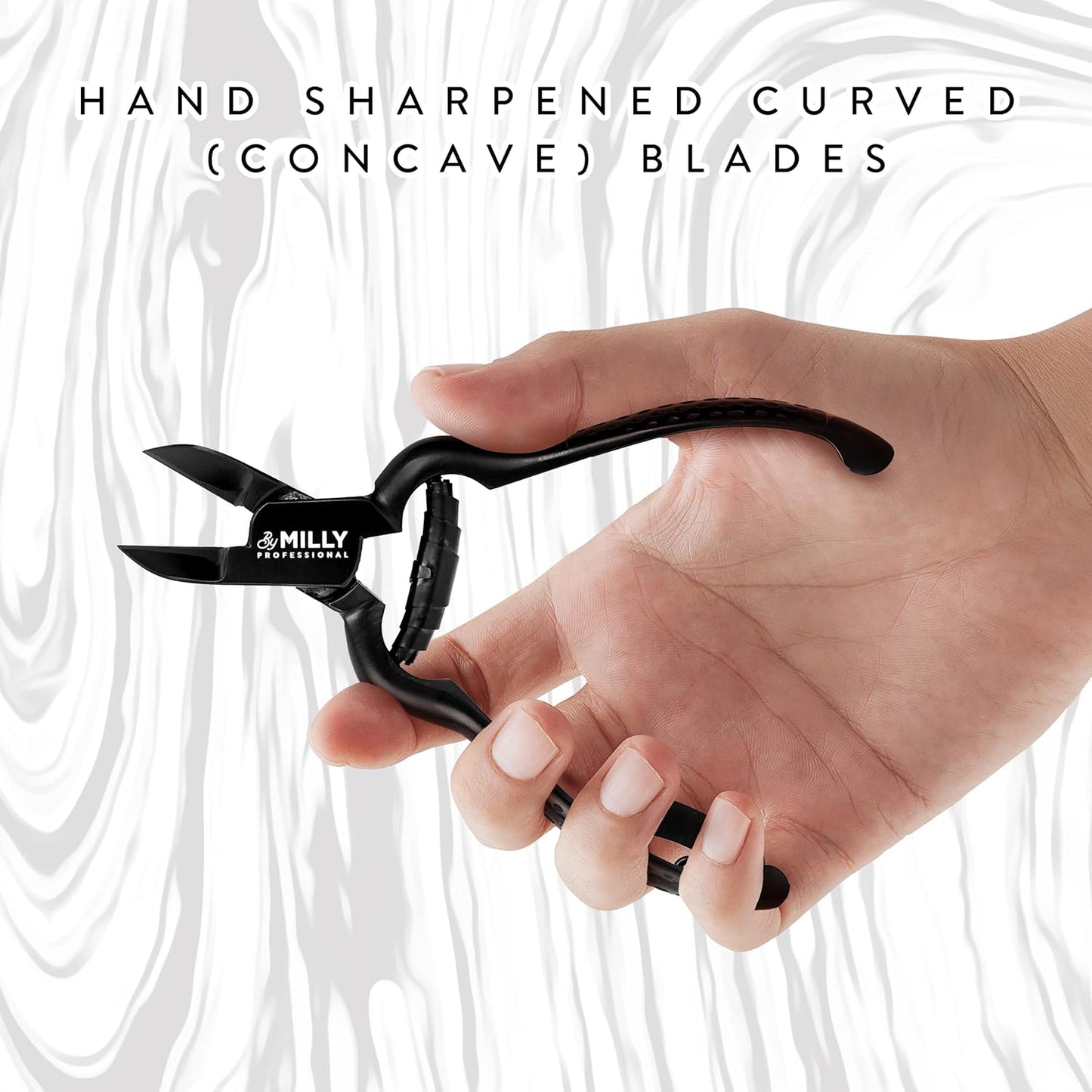 Heavy Duty Toenail Clippers for Thick Toenails | High Carbon Stainless Steel | Trim Thick or Hard Toenails | Professional Nail Clippers for Seniors & Podiatrist Toenail Clippers (Black)