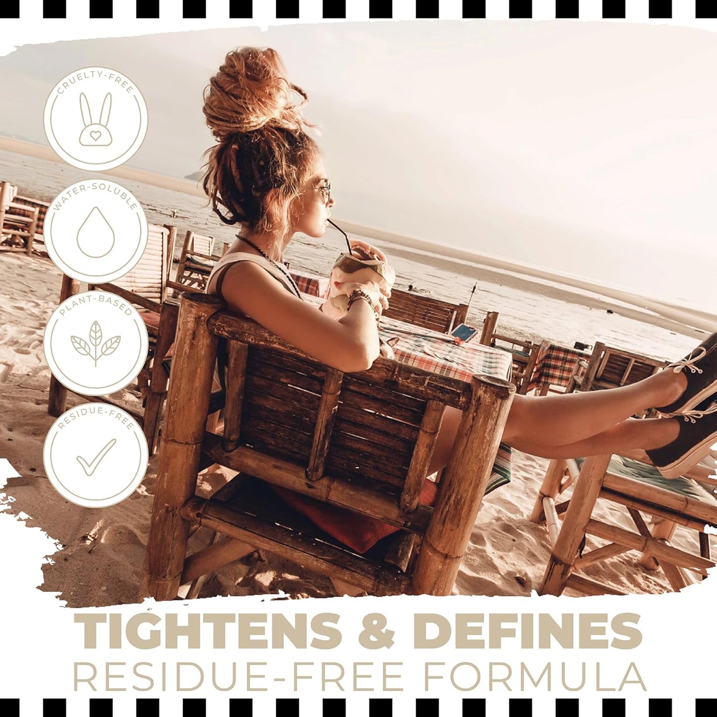 Dollylocks Tightening Spray – The Original Dreadlock Tightening Spray, Residue-Free, Coconut Lime (Beach Bae Scent, 8oz)