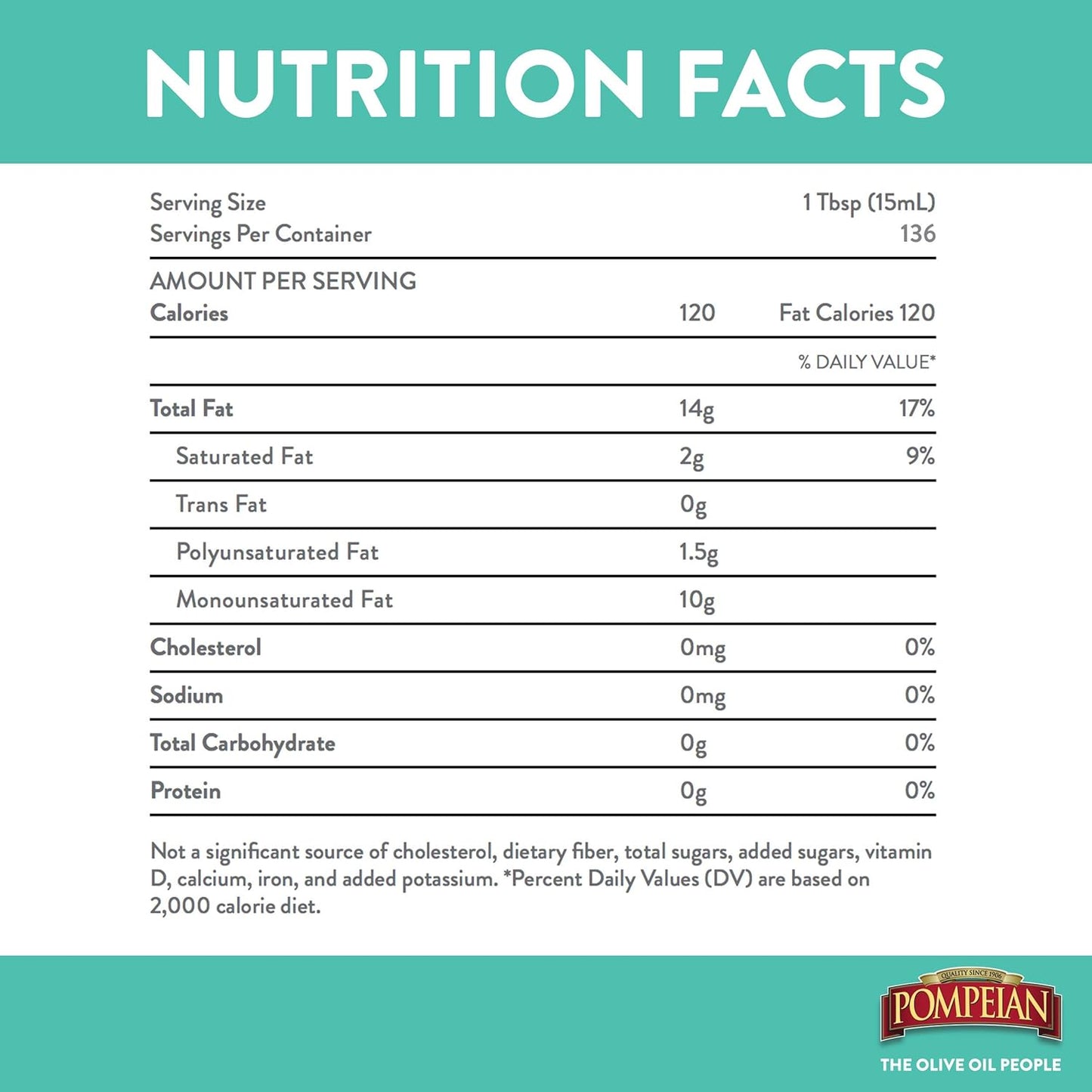 Pompeian USDA Organic Smooth Extra Virgin Olive Oil, Contains Polyphenols, First Cold Pressed, 68 Fl Oz