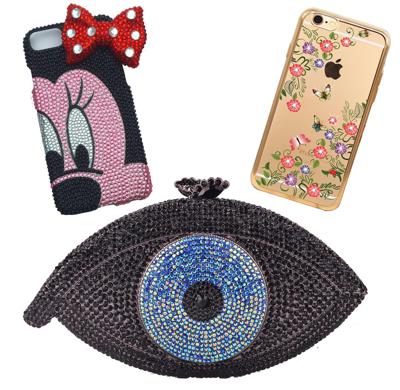 1500 Pieces SS16 4mm Flatback Rhinestones Clear Glass Round Gems Crystals for Nail Art DIY Crafts Clothes Shoes Bags （Light Red）