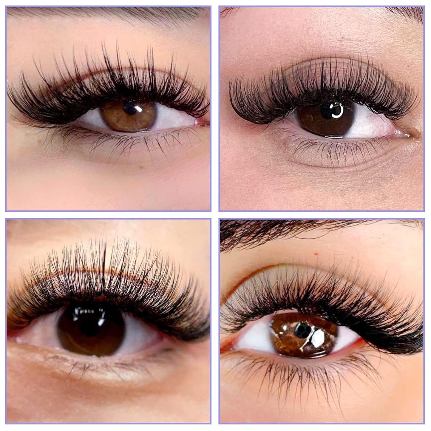 Easy Fan Volume for Lash Artists: Wendy, Handmade Fans for Eyelash Extensions, Self Fanning, Blooming, C-KH, Black, D-0.03-14-20