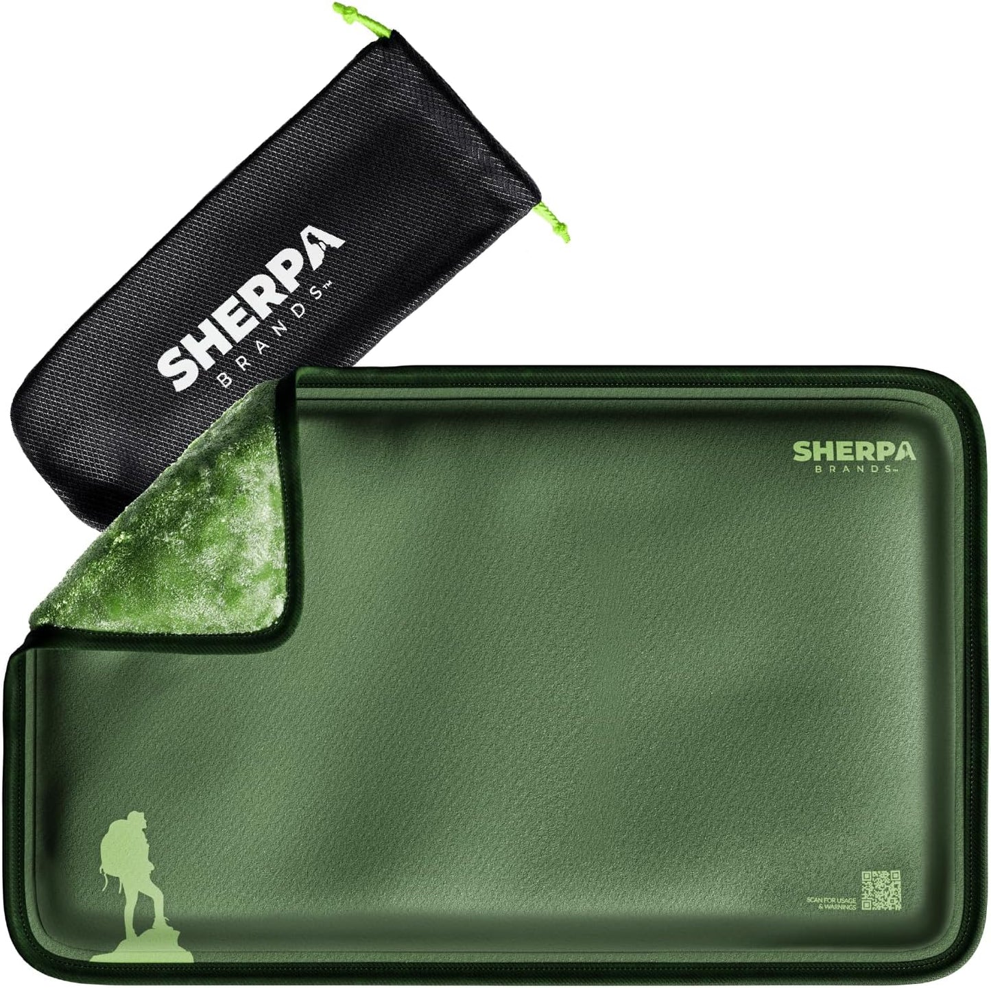 Extra Large Gel Ice Packs for Injuries Reusable - Flexible Gel Ice Packs Reusable, Hip, Shoulder, Back Pain Relief - 14" x 22" - Green