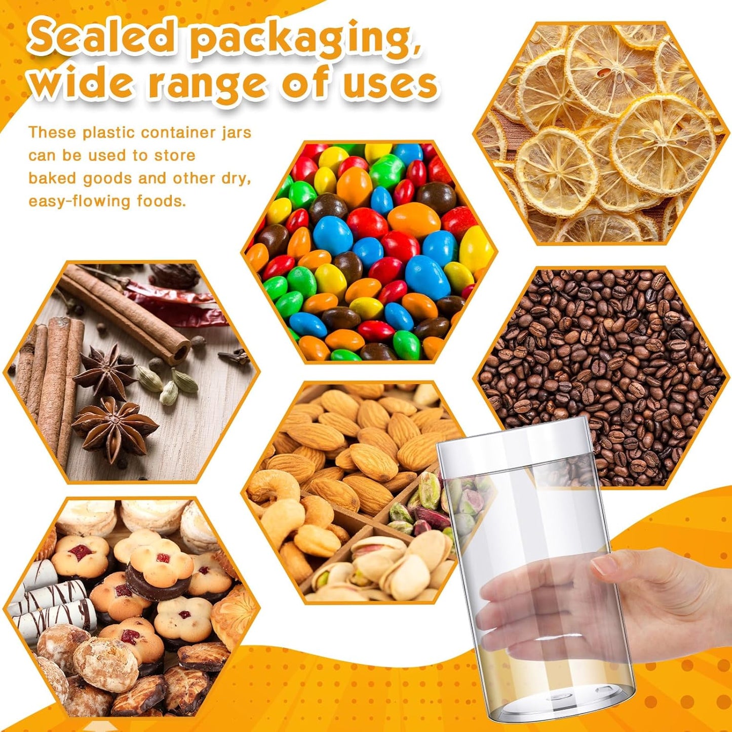 Patelai 4 Pieces Round Wide-mouth Leak Proof Plastic Container Jars with Lids for Travel Storage Makeup Beauty Products Face Creams Oils Salves Ointments DIY Making(32 Ounce,White)