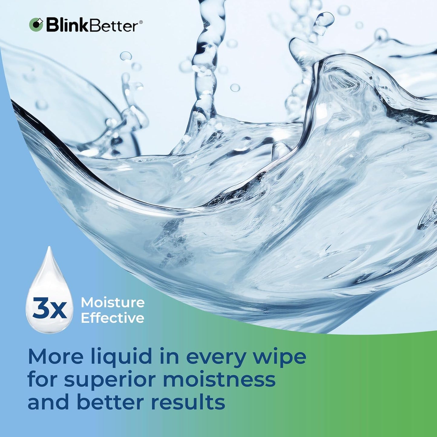 Tea Tree Oil Eyelid Wipes - 20 x Natural Blepharitis, MGD & Dry Eye Relief Wipes | Cleansing, Soothing, Dual-Textured, Triple Moisture Formula | Biodegradable & Gentle (Pack of 1, 20)