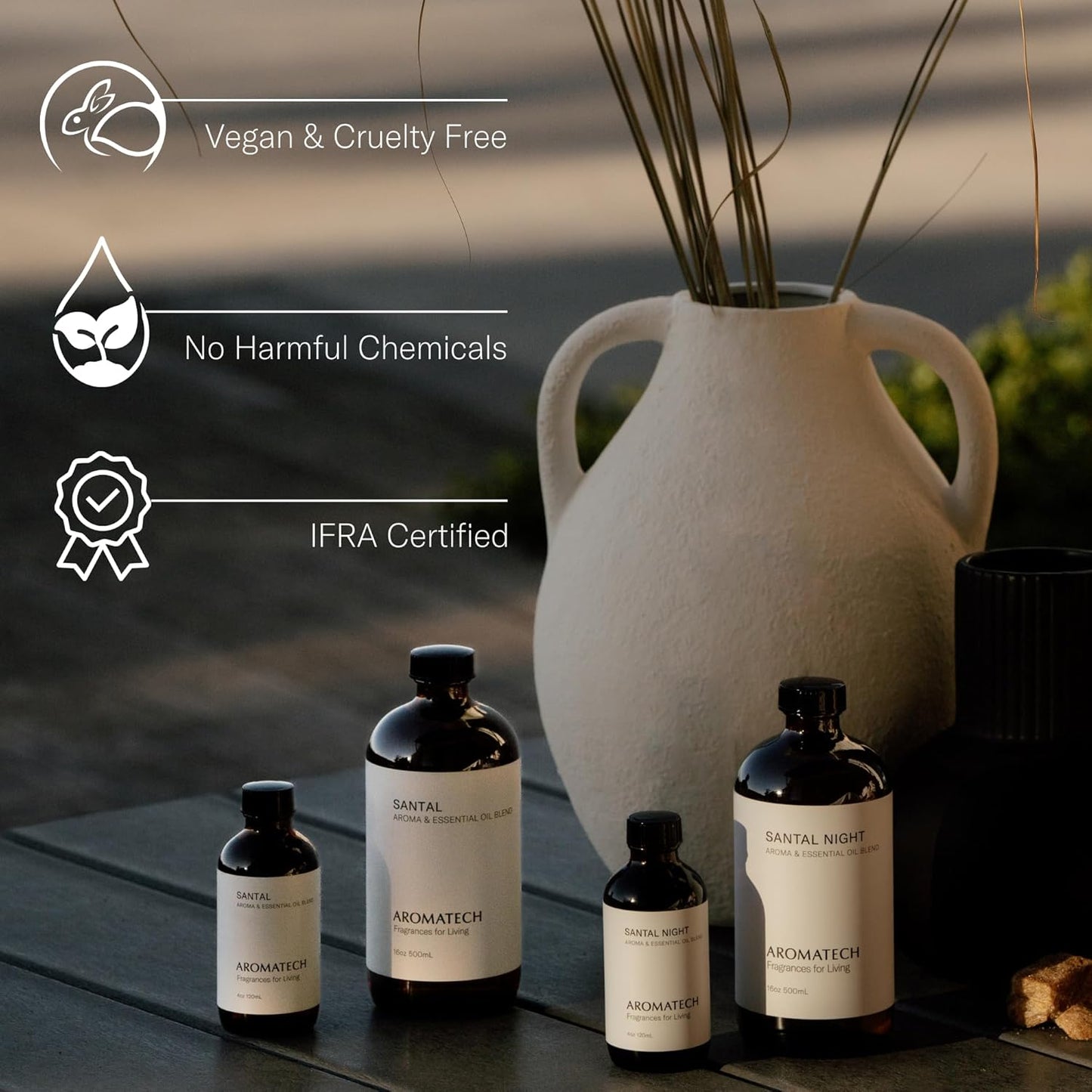 AromaTech White Tea & Iris for Aroma Oil Scent Diffusers - 120 Milliliter