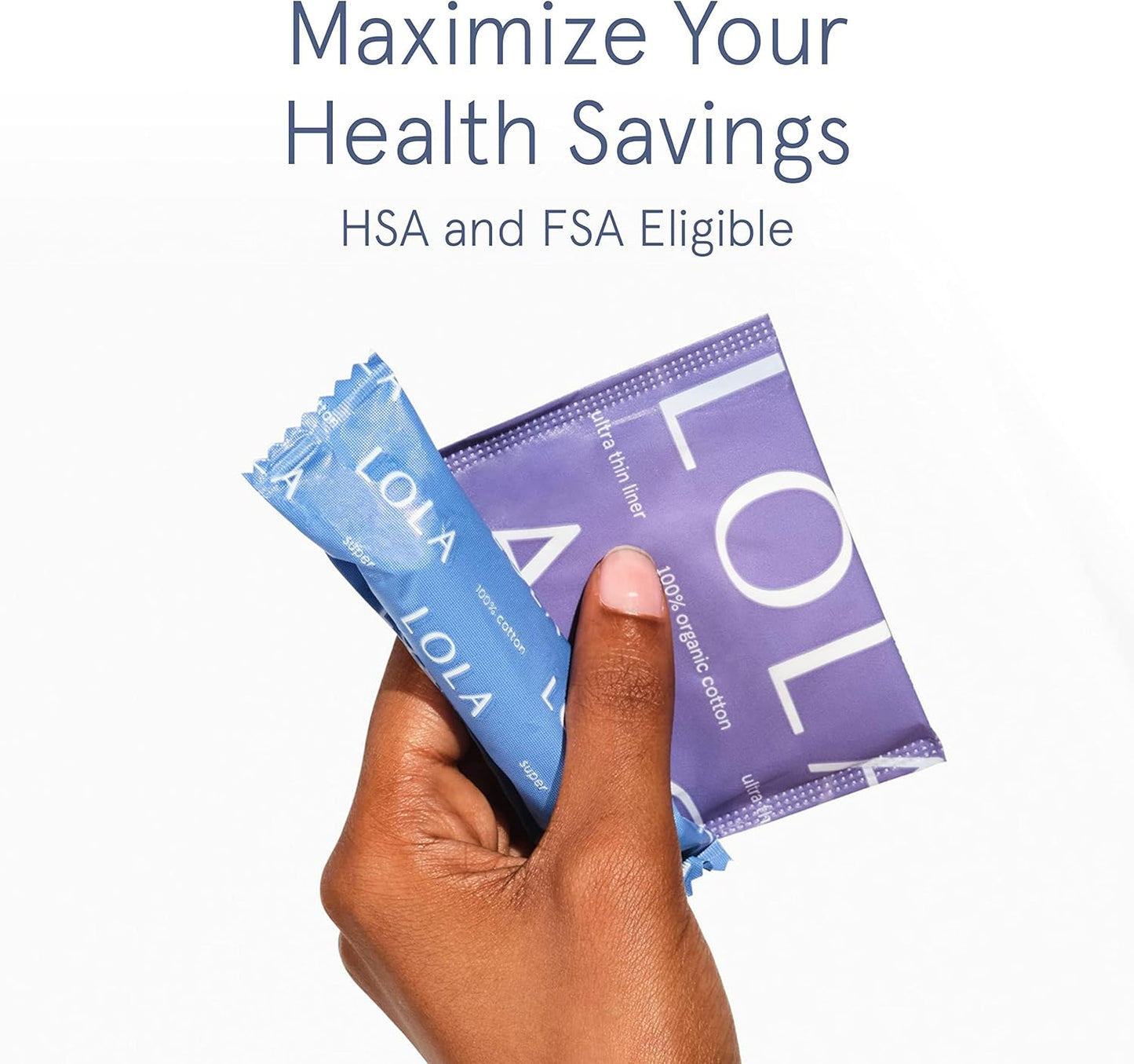 LOLA Super Organic Cotton Tampons, 32 Count - Super Non-Toxic Tampons, Period Feminine Hygiene Products, HSA FSA Approved Products Feminine Care