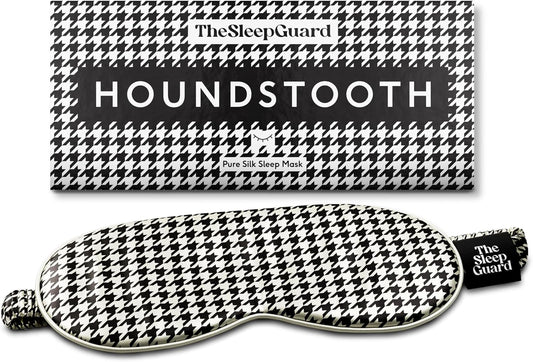 Pure Silk Sleep Mask [100% 6A Mulberry Silk, 22 Momme] Light Blocking Travel Essentials. Eye Masks for Sleeping. Black Oeko-Tex Blindfold. Eye Covers for Men & Women