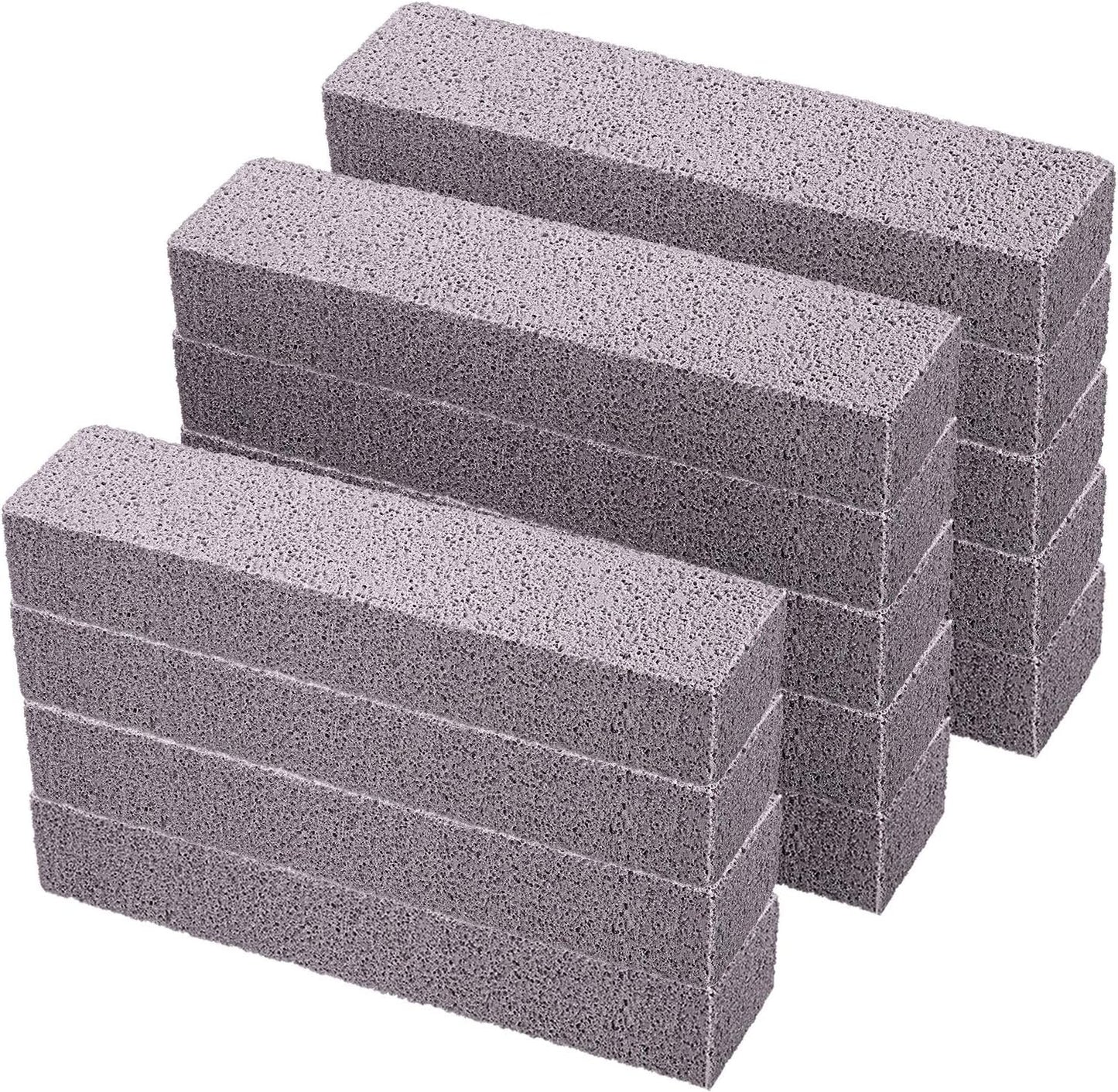 Chinco 14 Packs Pumice Stick for Cheaning, Pumice Scouring Stone Pad Removing Stain Grime Without Leaving Scratches for Kitchen Oven Stove Home Bathroom Toilet Pool House Cleaning Supplies